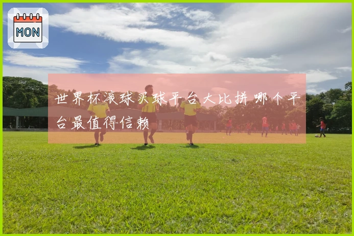 世界杯滚球买球平台大比拼 哪个平台最值得信赖